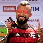 Picsart 22 10 29 09 48 45 232 El seleccionado chileno Arturo Vidal se quedó maravillado con el estadio del Ídolo del Ecuador.