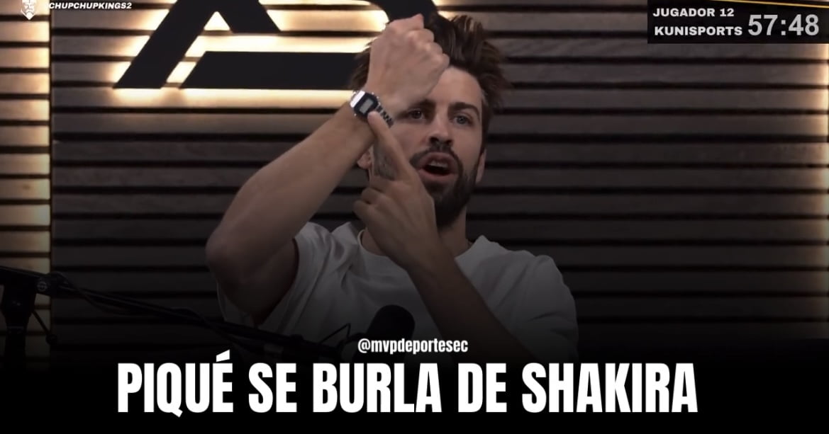 img 5723 El ex futbolista Gerard Piqué responde con humor a la canción de Shakira sobre su relación en una transmisión en vivo. ¡Mira su reacción divertida al mencionar el reloj Casio en este video!