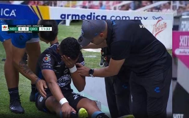 img 6188 1 La tarde de este domingo, el ecuatoriano Jonathan Perlaza sufrió una grave lesión en un partido de la Liga MX.