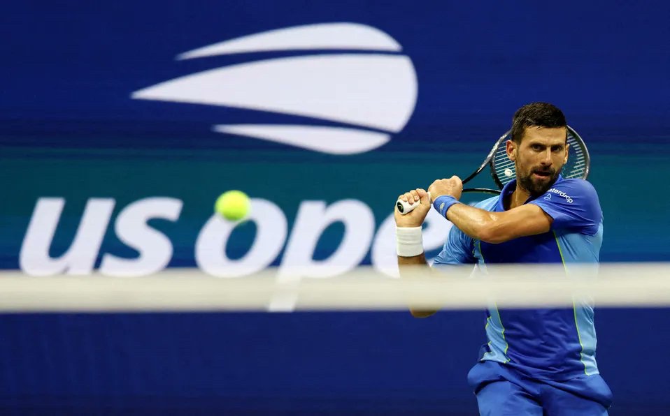 img 6333 Con una aplastante victoria ante el francés Alexandre Müller, el serbio Novak Djokovic superó la primera ronda del Abierto de Estados Unidos y se aseguró desbancar al español Carlos Alcaraz del número uno del tenis masculino.