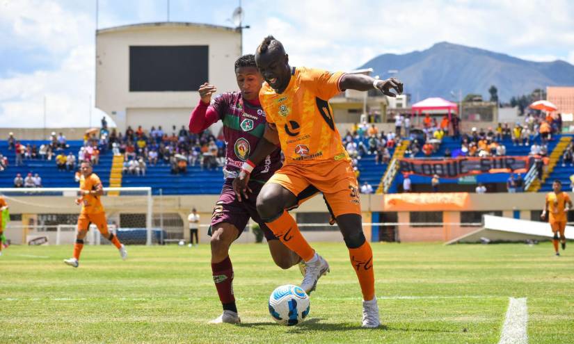 img 7105 Mushuc Runa derrotó a Libertad con gol de Diego Ledesma por la quinta fecha de Liga Pro. Con este resultado, el ponchito comparte el liderato con Delfín, ambos equipos tienen 11 puntos.