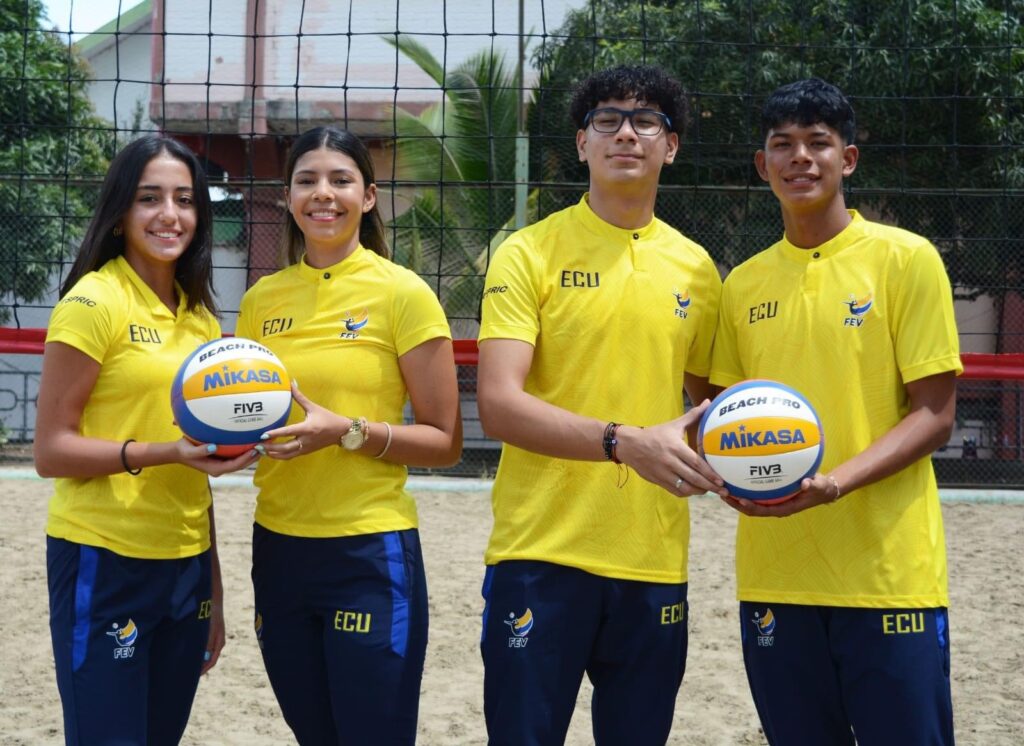 img 6636 1 La selección ecuatoriana de voleibol playa viaja a Uruguay para competir en la Primera Etapa del Circuito Sudamericano U19, en busca de clasificar al Mundial 2024. Dos duplas representarán al equipo tricolor en esta emocionante competencia en Paso de los Toros.