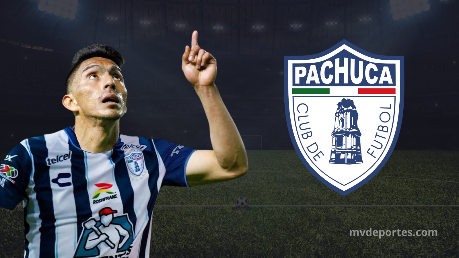 Ángel Mena nuevo jugador de Pachuca