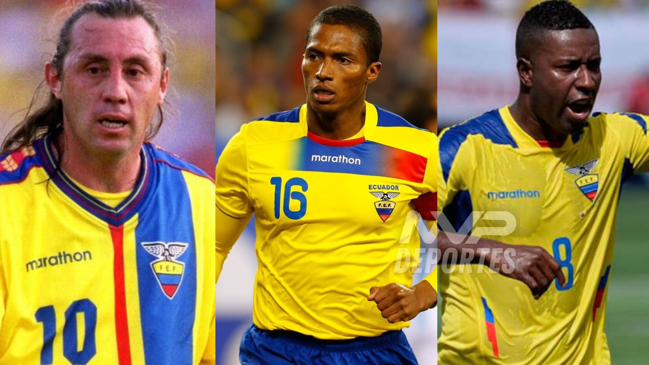 Antonio Valencia, Alex Aguinaga, Edison Mendez