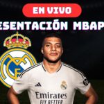 PRESENTACION MBAPPE Dale click aquí y mira en vivo la presentación de Mbappe con la camiseta del Real Madrid https://www.facebook.com/share/v/RpGqd5Z4LfpXe3Rs/?mibextid=Le6z7H