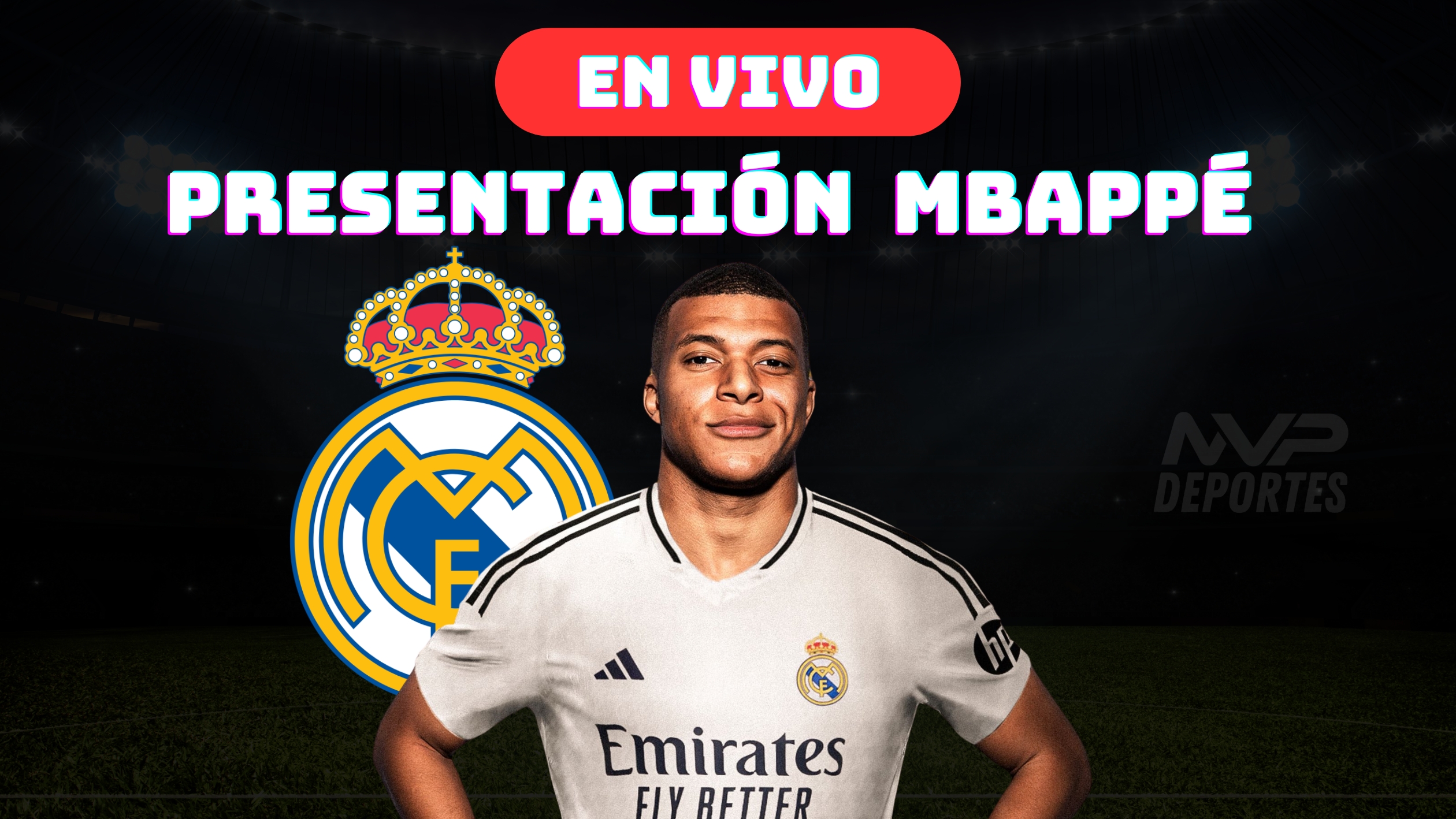 PRESENTACION MBAPPE Dale click aquí y mira en vivo la presentación de Mbappe con la camiseta del Real Madrid https://www.facebook.com/share/v/RpGqd5Z4LfpXe3Rs/?mibextid=Le6z7H