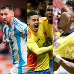 diseno sin titulo 2 1 El desenlace de la fase de grupos de la Copa América 2024 ha definido los emocionantes cruces de cuartos de final: Argentina-Ecuador, Venezuela-Canadá, Colombia-Panamá, y Uruguay-Brasil. Ocho equipos compiten por el título con partidos en estadios renombrados y actuaciones destacadas de jugadores como Lautaro Martínez y Vinicius.