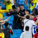 uru La Confederación Sudamericana de Fútbol informó de las sanciones a los futbolistas que se vieron implicados en la gresca que se organizó en la tribuna del Bank of America después de la semifinal de la Copa América entre Uruguay y Colombia.