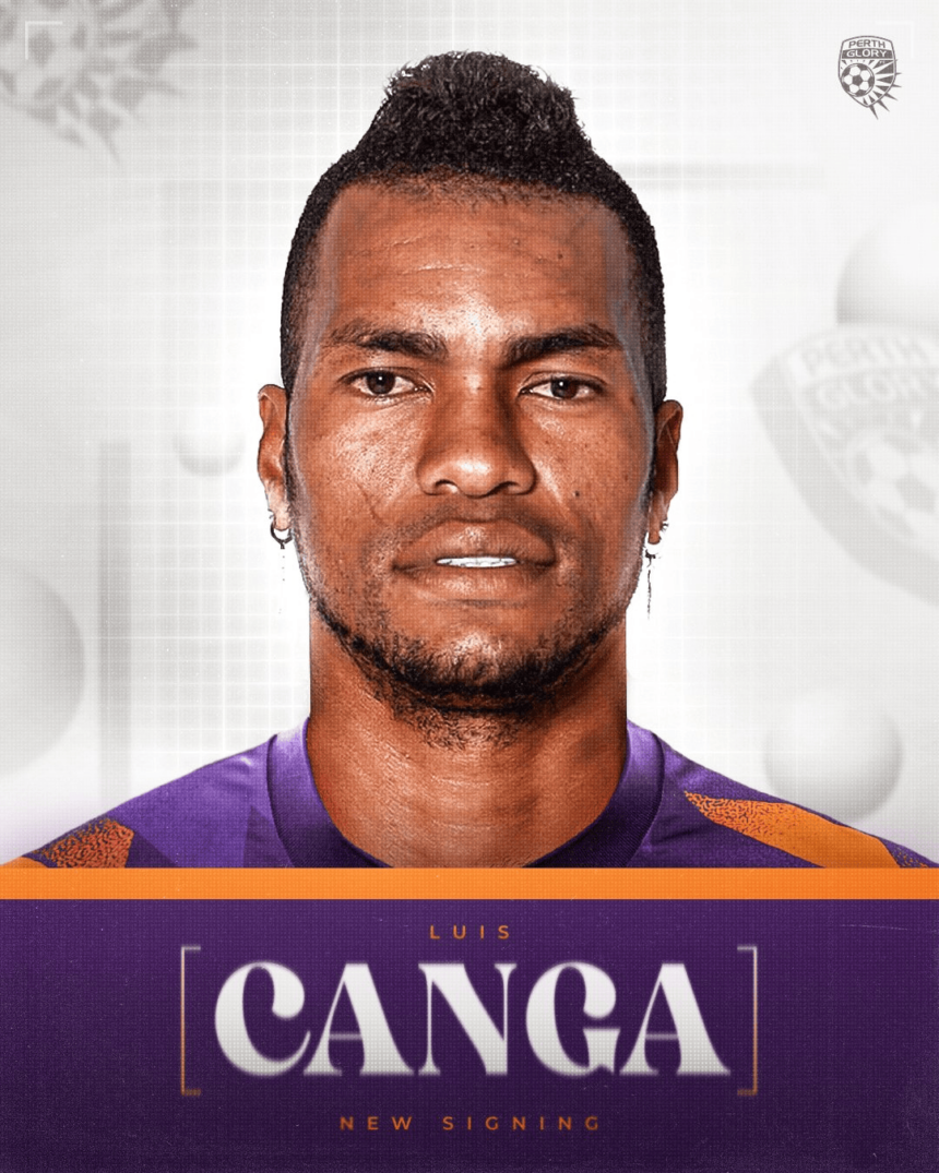 canga Luis "La piraña" Canga es nuevo jugador del Perth Glory FC de la liga de Australia. El defensa ecuatoriano lleva en condición de libre y firma un contrato por un año después de finiquitar su contrato con sociedad deportiva Aucas.