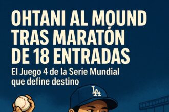 1000206630 Después del épico duelo de 18 entradas en el Juego 3, los Dodgers confían nuevamente en Shohei Ohtani para intentar dejar a los Blue Jays al borde del abismo en la Serie Mundial 2025.