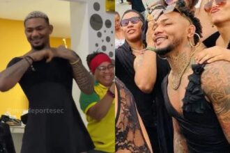 1a960c5a b641 4142 92a4 4257562f550a El luchador ecuatoriano de la UFC, Michael Morales, llamó la atención en redes sociales tras compartir una imagen en la que aparece caracterizado como viuda, uniéndose así a una de las tradiciones más llamativas y representativas del Ecuador en el cierre del año.