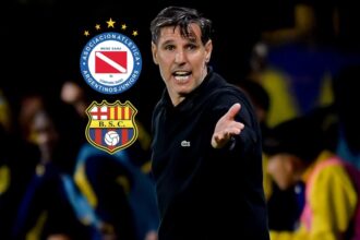 Nicolas Diez 48 DT de Argentinos Juniors sobre El técnico de Argentinos Juniors, Nicolás Diez, analizó el duelo ante Barcelona SC y aseguró que su equipo buscará el protagonismo en el campo de juego.