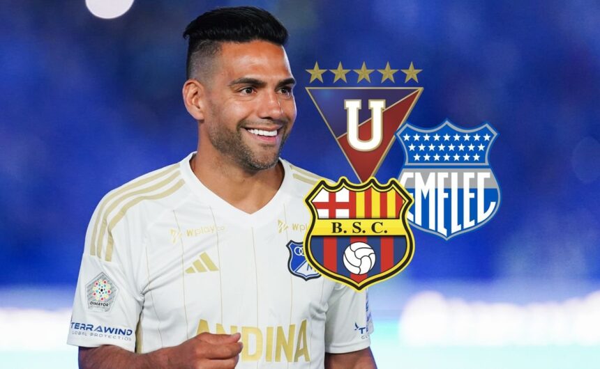 Sorpresa total Grande de Ecuador iria por el fich Un gigante del fútbol ecuatoriano busca dar el golpe histórico con el fichaje de Radamel Falcao García para la temporada 2024.