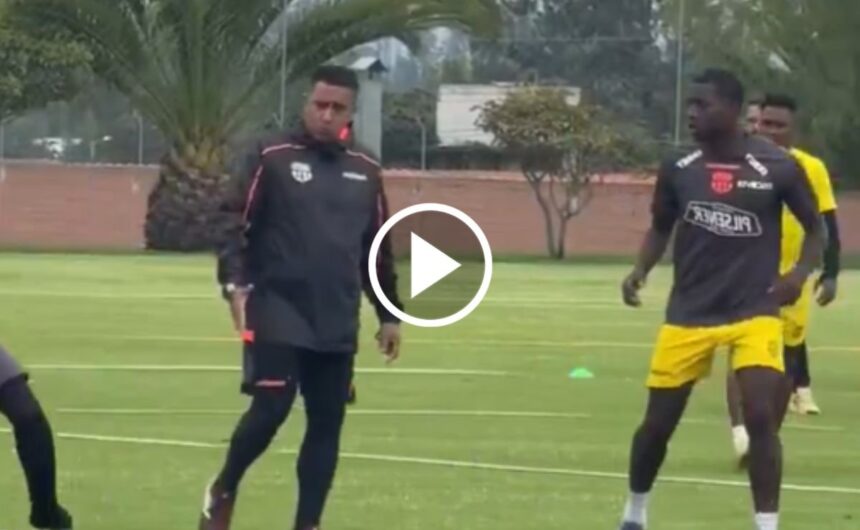 Casi le pega Cesar Farias a su jugador en Barcelo El estratega de Barcelona SC, César Farías, mostró su lado más exigente al reprender duramente a uno de sus futbolistas durante la práctica del Ídolo.
