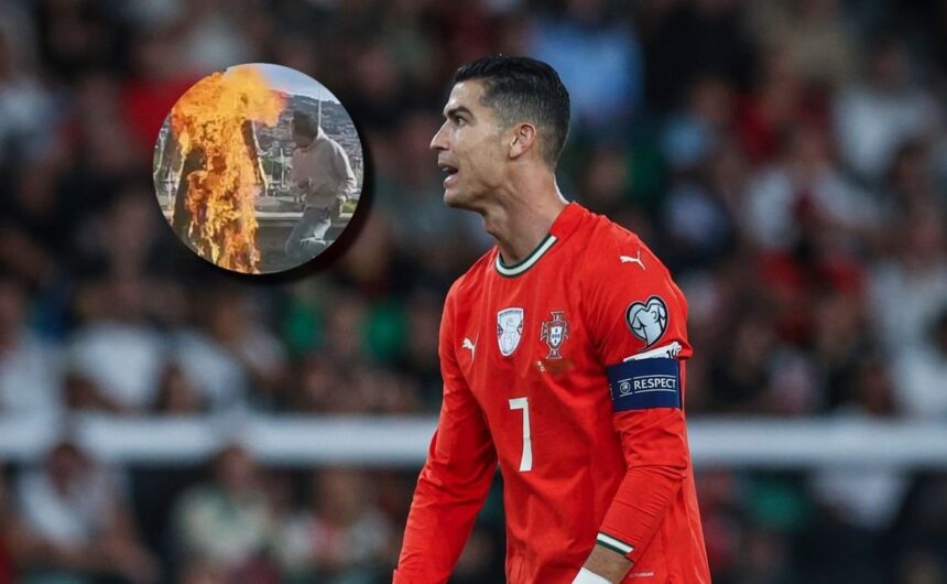 Como paso con Messi en Argentina vandalizaron una El monumento a Cristiano Ronaldo en Madeira fue blanco de vandalismo, repitiendo episodios similares vividos por Lionel Messi en Argentina.