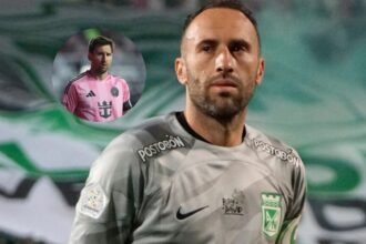 David Ospina se refirio a la visita de Messi a Col El experimentado portero David Ospina compartió sus impresiones sobre la llegada de Lionel Messi a Colombia para enfrentar a Atlético Nacional.