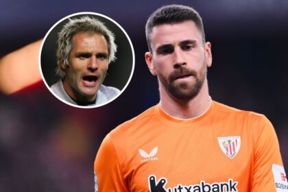 De cara al Mundial 2026 Santiago Canizares apunta El legendario Santiago Cañizares cuestiona la titularidad de Unai Simón en la Selección de España tras el reciente resultado del FC Barcelona.