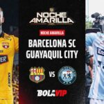 EN VIVO Y GRATIS Barcelona SC vs Guayaquil City p Sigue los detalles del enfrentamiento entre Barcelona SC y Guayaquil City en la Noche Amarilla 2026, el gran evento de presentación del Ídolo del Astillero.