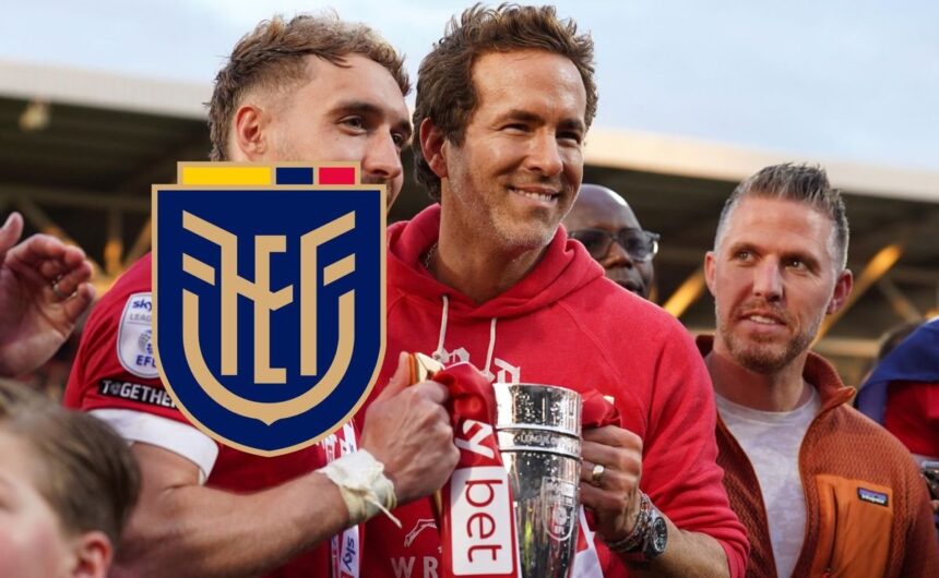 El Wrexham de Ryan Reynolds va por seleccionado ec El ambicioso proyecto del Wrexham AFC, liderado por Ryan Reynolds, pone sus ojos en el fútbol ecuatoriano para reforzar su plantilla en Inglaterra.