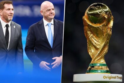 El deseo de Conmebol para la Copa del Mundo 2026 Alejandro Domínguez, presidente de Conmebol, confía en que Sudamérica retendrá el título mundial en el torneo que se jugará en Norteamérica en 2026.