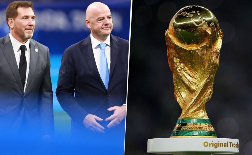 El deseo de Conmebol para la Copa del Mundo 2026 Alejandro Domínguez, presidente de Conmebol, confía en que Sudamérica retendrá el título mundial en el torneo que se jugará en Norteamérica en 2026.