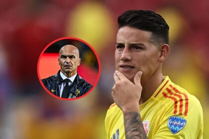 El tecnico de Portugal explico por que Millonarios El DT de Portugal, Roberto Martínez, elogió la jerarquía de James Rodríguez y analizó el impacto económico que tendría su fichaje para un club como Millonarios.