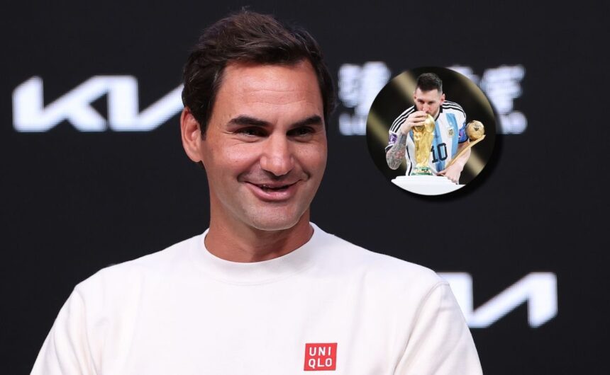 Federer hinchara por Messi y la Seleccion Argentin La leyenda del tenis Roger Federer expresó su deseo de ver a Lionel Messi triunfar con la Selección Argentina y coronarse en la Copa del Mundo.