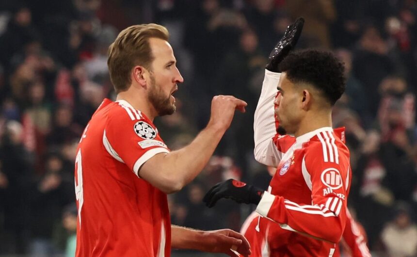 Harry Kane le dio el credito a Luis Diaz por la cl El goleador Harry Kane destacó el impacto determinante de Luis Díaz en el Bayern Múnich tras asegurar su cupo en los octavos de final de la Champions League.