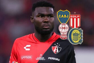 Jordy Caicedo daria la sorpresa de 2026 y podria f El delantero ecuatoriano Jordy Caicedo suena con fuerza para dar el salto a la liga de Argentina. Conoce los detalles de este posible fichaje internacional.