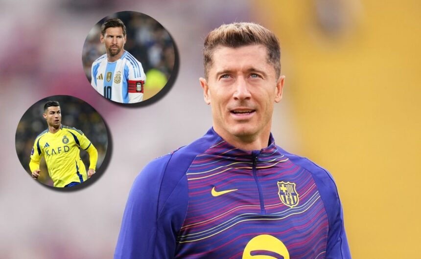 Lewandowski revela el factor que lo iguala con Mes Robert Lewandowski revela el factor clave que lo pone a la par de Lionel Messi y Cristiano Ronaldo en la élite del fútbol mundial.