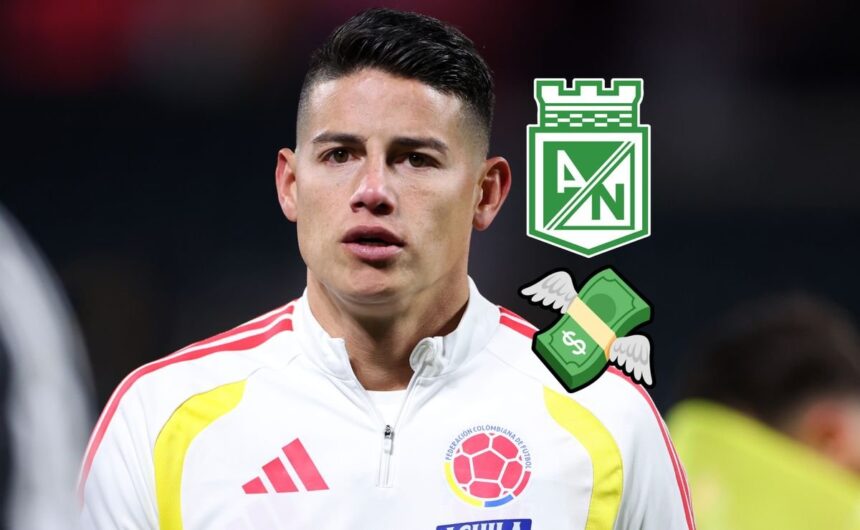 Mientras en la MLS ganaria 8 millones al ano Atle James Rodríguez analiza su futuro entre los 8 millones de la MLS y la propuesta de Atlético Nacional. Conoce las cifras que separan al volante de su regreso.