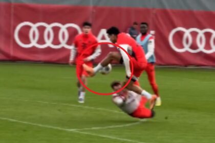 Ni Cristiano Ronaldo ni Messi la hicieron La juga El atacante Luis Díaz sorprendió en los entrenamientos con una definición espectacular que supera las fantasías de los mejores del mundo.