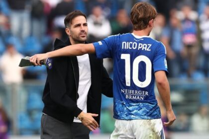 No es Nico Paz el jugador del Como que Cesc Fabre El técnico del Como 1907, Cesc Fábregas, aseguró que uno de sus jugadores estrella alcanzará un valor de 88 millones de euros, y aclaró que no es Nico Paz.