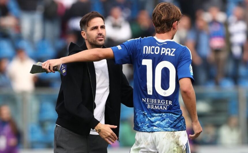 No es Nico Paz el jugador del Como que Cesc Fabre El técnico del Como 1907, Cesc Fábregas, aseguró que uno de sus jugadores estrella alcanzará un valor de 88 millones de euros, y aclaró que no es Nico Paz.