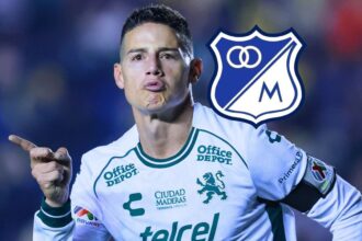 Toda Colombia conmocionada En Leon ganaba 5 millo James Rodríguez podría sacudir el mercado sudamericano con su llegada a Millonarios. Se revelan cifras sobre el sueldo que percibiría el volante colombiano.