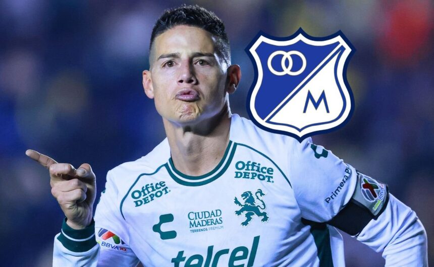 Toda Colombia conmocionada En Leon ganaba 5 millo James Rodríguez podría sacudir el mercado sudamericano con su llegada a Millonarios. Se revelan cifras sobre el sueldo que percibiría el volante colombiano.