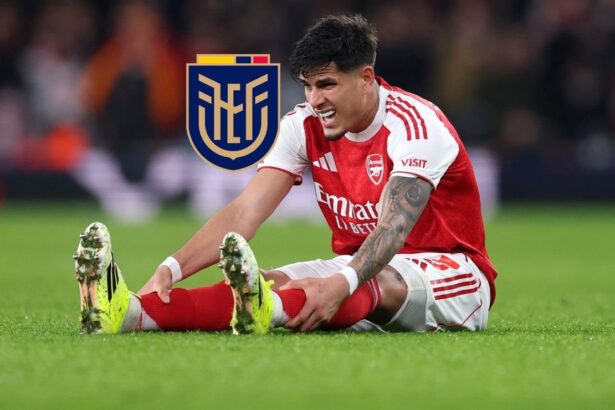 Todo Ecuador preocupado Piero Hincapie se fue les El defensor ecuatoriano Piero Hincapié preocupa a la Selección tras salir con molestias físicas en el duelo frente al Arsenal. Se esperan reportes médicos.