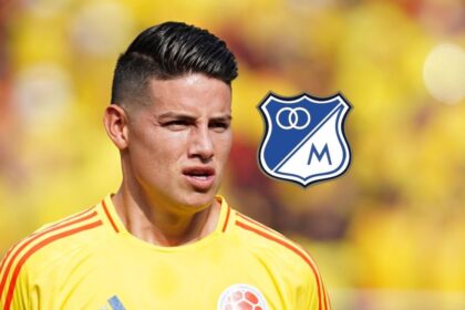 Una palabra La primera reaccion de James Rodrigue El astro colombiano James Rodríguez ya dio señales sobre su postura tras la propuesta formal presentada por Millonarios para concretar su fichaje.