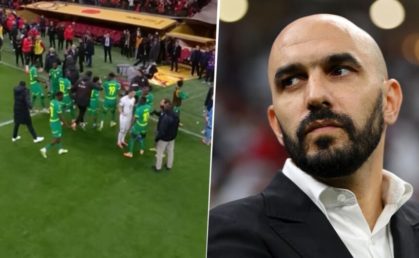 Walid Regragui furioso con el DT de Senegal tras El técnico de Marruecos, Walid Regragui, calificó de "vergonzoso" el retiro de los jugadores de Senegal ordenado por Pape Thiaw en plena Final de la Copa Africana.