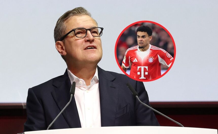 A lo James el director general del Bayern le dio Jan-Christian Dreesen, Director General del Bayern Múnich, bautizó al colombiano Luis Díaz con un nuevo sobrenombre que causa furor en la élite europea.