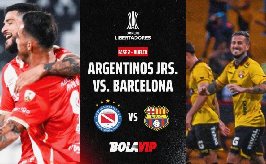 EN VIVO Y GRATIS Argentinos Jrs. vs. Barcelona por El Barcelona SC visita a Argentinos Juniors por la Fase 2 de la Copa Libertadores. Conoce todos los detalles del debut del Ídolo del Astillero.