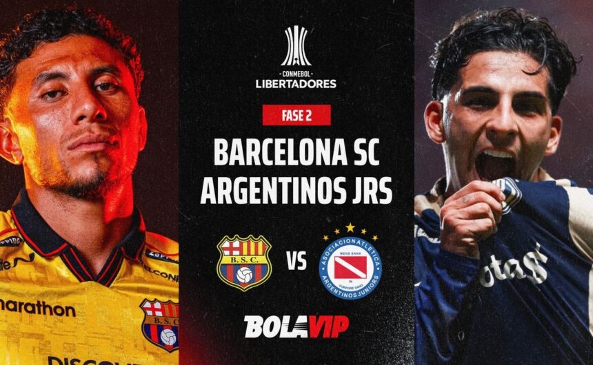 EN VIVO Y GRATIS Barcelona SC vs Argentinos Junio El Ídolo del Astillero busca la victoria ante Argentinos Juniors por la Fase 2 de la Copa Libertadores. Entérate de los detalles del encuentro.