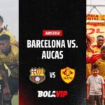EN VIVO Y GRATIS Barcelona SC vs. Aucas por la Noc Sigue todas las emociones de la Noche Amarilla 2026. El Ídolo del Astillero, Barcelona SC, se enfrenta a Aucas en el Estadio Olímpico Atahualpa de Quito.