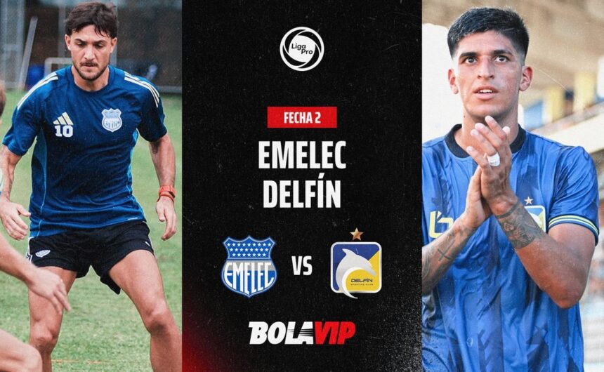 EN VIVO Y GRATIS Emelec vs Delfin por la fecha 2 No te pierdas las incidencias del choque entre Emelec y Delfín por la segunda jornada de la LigaPro 2024 desde el Estadio George Capwell.