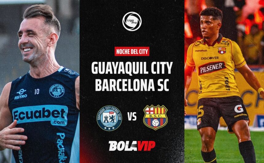 EN VIVO Y GRATIS Guayaquil City vs Barcelona SC p El Estadio Christian Benítez recibe a Barcelona SC y Guayaquil City en un emocionante duelo amistoso por la presentación oficial de la plantilla ciudadana.