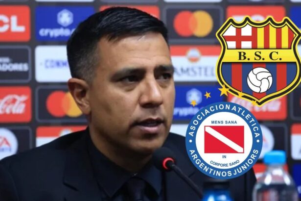 El tenso momento entre Cesar Farias y periodista t Tras la derrota de Barcelona ante Argentinos Juniors, el estratega César Farías tuvo un acalorado intercambio de palabras con un periodista en rueda de prensa.