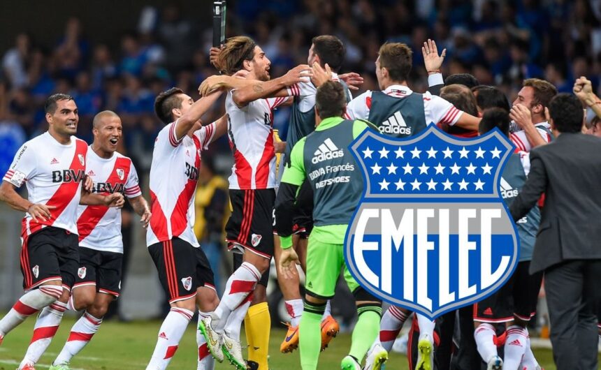 Emelec va por campeon de Libertadores de River Pla El Club Sport Emelec sacude el mercado de pases con el interés por un jugador de jerarquía. Los azules buscan a un referente que alzó la Copa Libertadores.