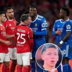 Hermano el video del cruce de Gianluca Prestianni Nuevas imágenes revelan la cercanía entre Gianluca Prestianni y Vinicius Jr., desmintiendo los rumores de un conflicto interno con Kylian Mbappé.