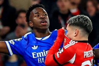 Mientras Vinicius Jr. gana 25 millones de euros en Conoce la diferencia económica entre la estrella del Real Madrid, Vinicius Jr., y el juvenil Gianluca Prestianni tras su reciente polémica en la cancha.