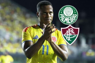 Que le den una paliza. Hinchas de Fluminense ex La posible transferencia de **Jhon Arias** al **Palmeiras** desata la furia de la hinchada del **Fluminense**, generando reacciones agresivas en redes sociales.